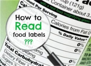 Food labels, ingredients, analyzing, guide, guide nutrition