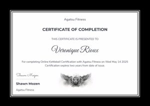 kettlebell certificate