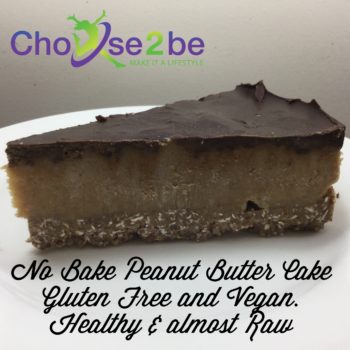 No-Bake Peanut Butter Cake Recipe: Healthy and Almost Raw!