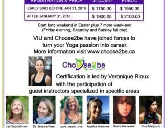 Choose2be Yoga School and First Yoga Teacher Training Headline Spring 2018