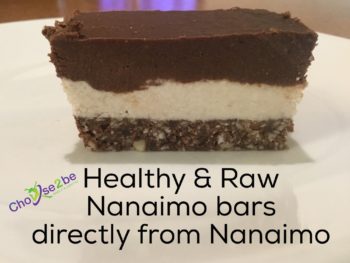 Raw Nanaimo bars - healthy desert- raw cake - Nanaimo