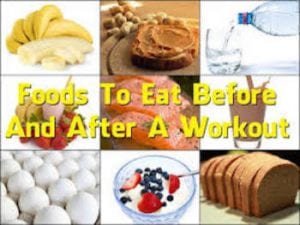 Pre-workout, post-workout